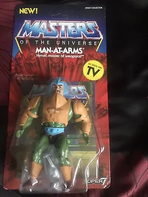 Buy Super 7 Masters Of The Universe Man-At-Arms Vintage Action Figure • 26.99£