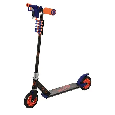 Buy Nerf Blaster Kids Inline Push 2 Wheel Scooter Shooting Darts Outdoor Toy • 31.50£