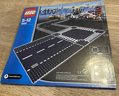 Buy LEGO CITY Road Plates 7280 2 Road Plates In Sealed Bag Straight And Cross Roads • 16.99£