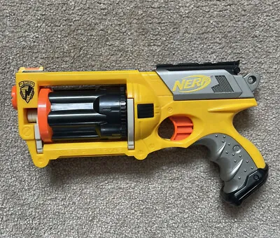 Buy Nerf Gun Maverick REV 6 Blaster, Yellow • 6.99£