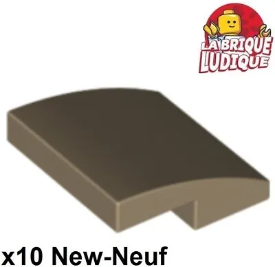 Buy LEGO 10x Slope Curved Gradient Curve 2x2 Beige Dark / Dark Tan 15068 New • 4.51£
