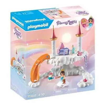 Buy PLAYMOBIL Rainbow Castle Cloud Kids Princess Fantasy Playset 71360 • 42.99£