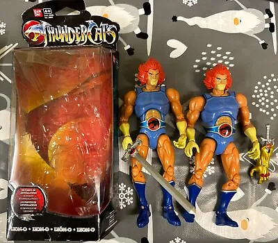 Buy THUNDERCATS CLASSICS 2 X LION-O’s 8” ACTION FIGUREs BANDAI COMPLETE With One Box • 32.99£