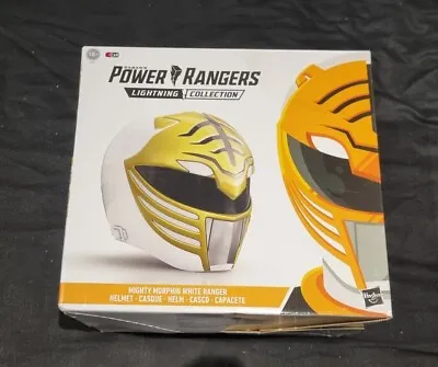 Buy Power Rangers Lightning Collection MMPR White Ranger Helmet Hasbro *VGC* • 130£