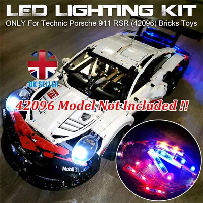 Buy LED Light Lighting Kits ONLY For Lego 42096 Technic Porsche 911 RSR Bricks-Toys • 7.88£
