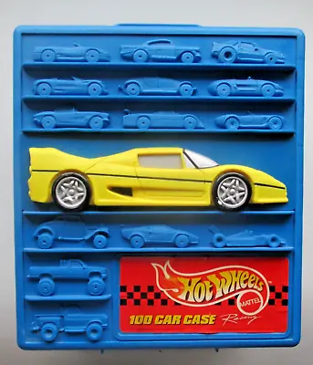 Buy 1997 Mattel 100 Hot Wheels Car Case Style 20375 Tara Toy Corp Rolling Wheels • 21.19£