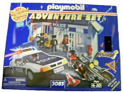 Buy Playmobil Adventure Set Police Adventure Set 3085 By 1998 New & Original Packaging US Set • 164.82£