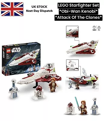 Buy Lego Star Wars Obi-Wan Kenobi’s Jedi Starfighter 75333 Brand New And Sealed UK • 19.99£