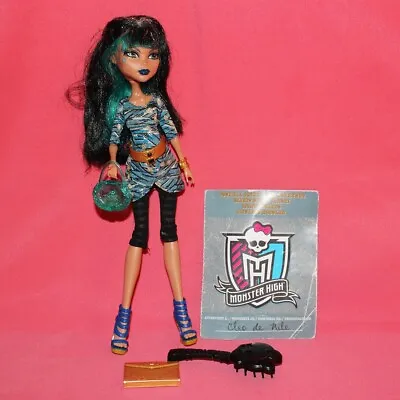 Buy Mattel Certified Monster High Cléo De Nile Picture Day Doll • 40.16£