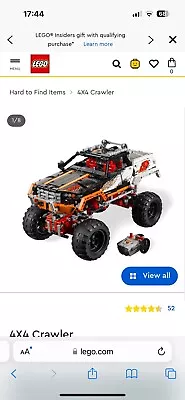 Buy LEGO Technic 4X4 Crawler (9398) Complete, Electric, Multi-build, Battery Powered • 80£