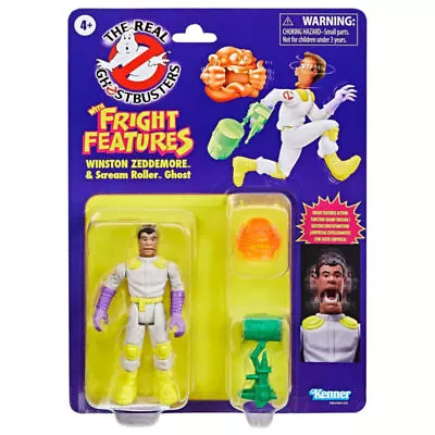Buy Winston Zeddemore The Real Ghostbusters Fright Features Figure 2024 Brand New • 19.99£