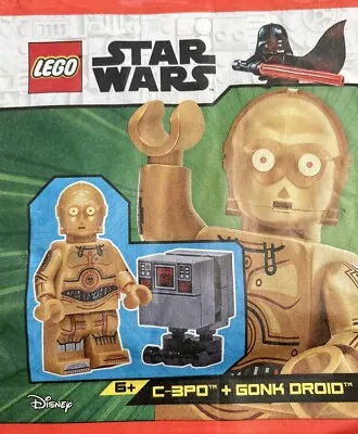 Buy LEGO Star Wars Sw1201 & Sw1314, C-3PO & Gonk Droid Mini Figures In Paper Bag • 5.50£