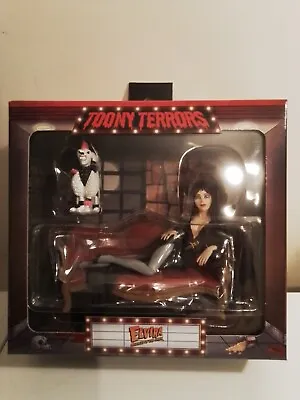 Buy Neca Toony Terrors Elvira On Couch W/Gonk The Dog Box Set 6  Scale New IN STOCK • 32.95£