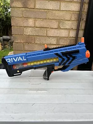 Buy NERF RIVAL ZEUS Mxv-1200 Blue With Magazine & 12 AMMO • 19.99£