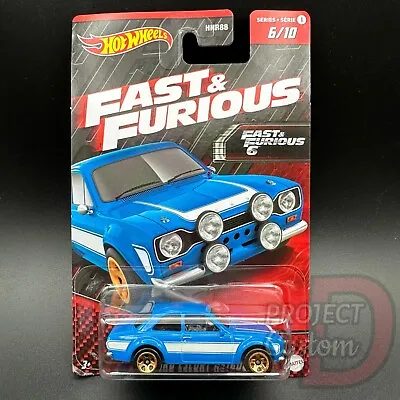 Buy Hot Wheels '70 Ford Escort RS1600 Blue Fast And Furious 6 Serie 1 6/10 • 9.80£