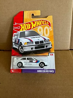 Buy 2018 Hot Wheels 90's Decades BMW E36 M3 Race #6/8 Target Exclusive A7 • 12.44£