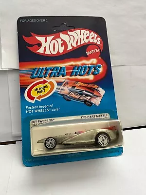 Buy Vintage 1983 Hot Wheels Ultra Hots Jet Sweep X5 #2546 Unpunched Card L61 • 11.78£