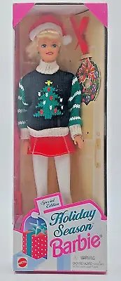 Buy 1996 Holiday Season Christmas Barbie Doll / Special Edition, Mattel 15581, NrfB • 46.73£