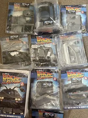 Buy 1:8 EAGLEMOSS BACK TO THE FUTURE BUILD YOUR OWN DELOREAN 10 Issues See Desc • 55£