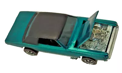 Buy 1967 Hot Wheels Redline Classic Custom T-Bird Emerald Green, Black Roof • 29.99£