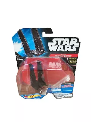 Buy Hot Wheels Star Wars Kylo Ren Command Shuttle Starship New Slight Worn Packaging • 5.99£