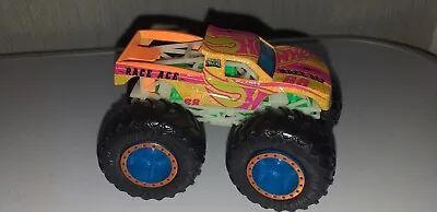 Buy Hot Wheels Monster Trucks Glow In The Dark Epic Loop Challenge Race Ace 68 1:64 • 19.99£