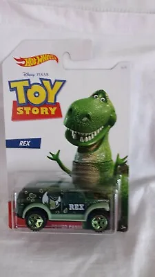 Buy Toy Story Rex Disney Hot Wheels Car Brand New Sealed In The Packet. • 18£