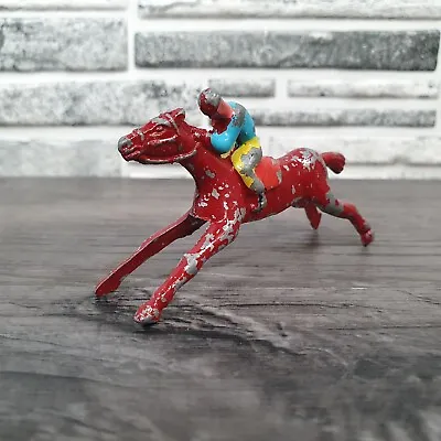 Buy Vintage 1960's Chad Valley Escalado Board Game Metal Horse & Rider Red • 9.95£