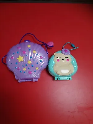Buy Mattel Polly Pocket X2, Oyster Shell Purse And Hedgehog Cafe Compact • 4£