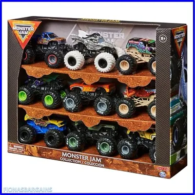 Buy Monster Jam Collection 1:64 Trucks 9 Individual Trucks Bundle Box Set Exclusive • 47.95£