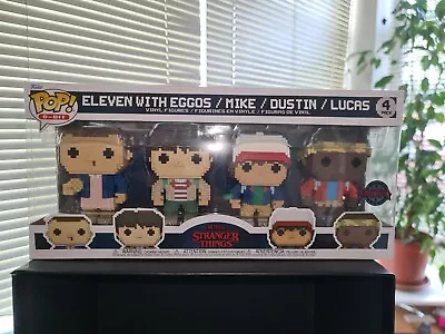 Buy Funko POP Netflix Stranger Things 8-Bit Special Edition 4pk Collectible Figures • 39.95£