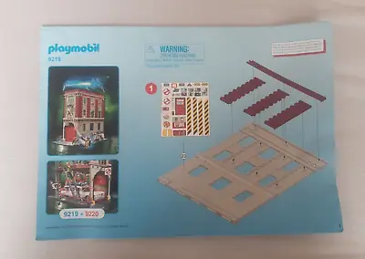 Buy Playmobil 9219 Instruction Manual For Ghostbusters Firehouse HQ • 6.15£