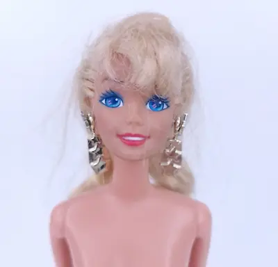 Buy Vintage 1992 Hollywood Hair Barbie Doll With Earrings Mattel • 20.04£