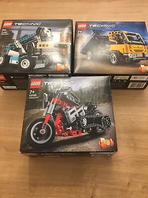 Buy Lego Technic 42133 42132 42147 Dump Truck Motorcycle Telehandler New • 24.99£