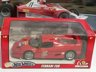 Buy Hot Wheels Ferrari F 50 In 1/18 60th Anniversary Scale  • 87.36£