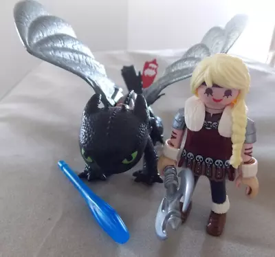 Buy Playmobil How To Train Your Dragon Astrid & Toothless • 14£