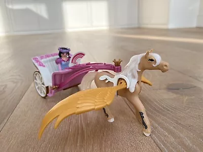 Buy Playmobil 5143 Princess With Golden Winged Pegasus And Carriage - Complete • 5£