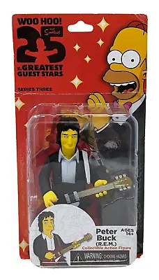 Buy The Simpsons 25th Anniversary Peter Buck R.E.M Figure Neca Greatest Guest Stars • 54.99£