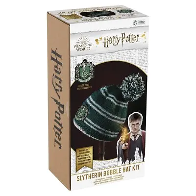 Buy Wizarding World - Slytherin Hogwarts House Beanie Hat Kit - Harry Potter Wizardi • 26.50£