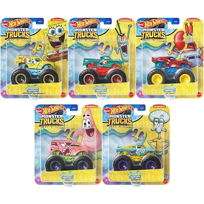 Buy Hot Wheels Monster Trucks 1:64 Scale Die-cast Vehicle Spongebob Squarepants • 13.99£