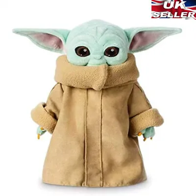 Buy 30CM  Baby Yoda Plush Toy The Mandalorian Kids Stuffed Doll Gift UK HOT  • 10.99£