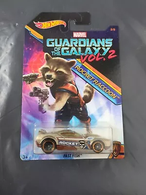 Buy Hot Wheels Guardians Of The Galaxy Vol.2 Rocket Raccoon Fast Fish  • 3£
