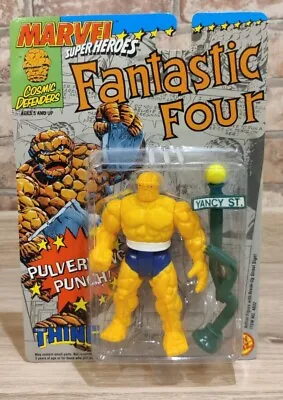Buy Marvel Super Heroes Fantastic Four 4 The Thing Toybiz 1992 New Very Rare 🔥 • 29.99£