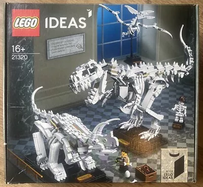 Buy Genuine Lego Ideas Dinosaur Fossils Museum 21320 T-rex Triceratops Pteranodon • 54.95£