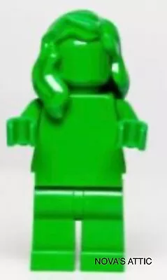 Buy LEGO (Monochrome) Green  Minifigure From 40516 Everyone Is Awesome LGBTQ + Pride • 6.99£