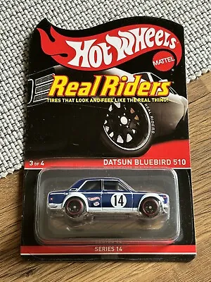 Buy 2016 Hot Wheels RLC Real Riders Datsun Bluebird 510 • 134.99£