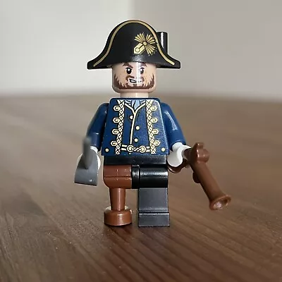 Buy LEGO Pirates Of The Caribbean Hector Barbossa Minifigure With Peg Leg - POC028 • 9.50£