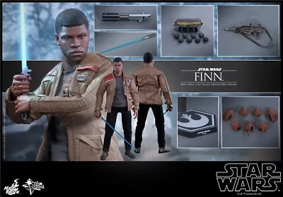 Buy Ready! Hot Toys 1/6 MMS345 Star Wars VII The Force Awakens Finn John Boyega Toy • 169.50£