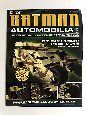 Buy New Eaglemoss No.40 Dc Comics Batman Automobilia Bane Tumbler Dark Knight Rises • 4.99£