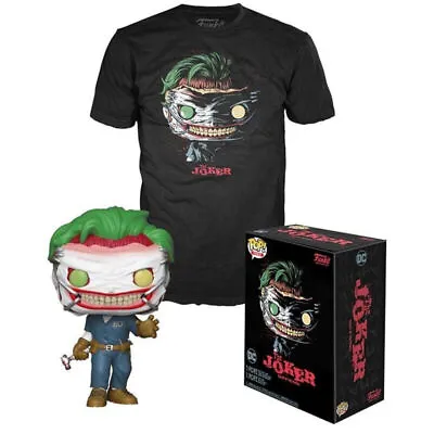 Buy Funko Set Figure POP & Tee DC Comics The Joker Exclusive M • 34.24£